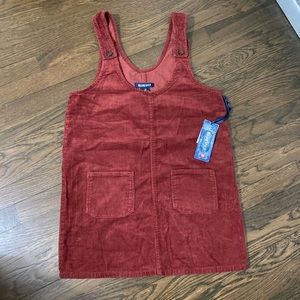 Velour Overall Dress